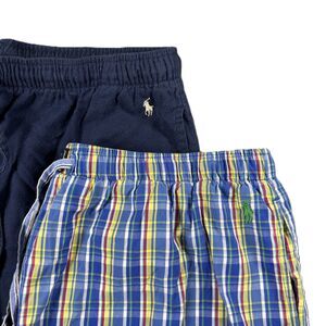 Polo Ralph Lauren Men Pajama Pants PJs Preppy Comfort Cozy Plaid Blue L/XL M191
